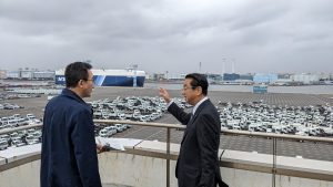 横浜港　自動車貨物取扱機能強化について